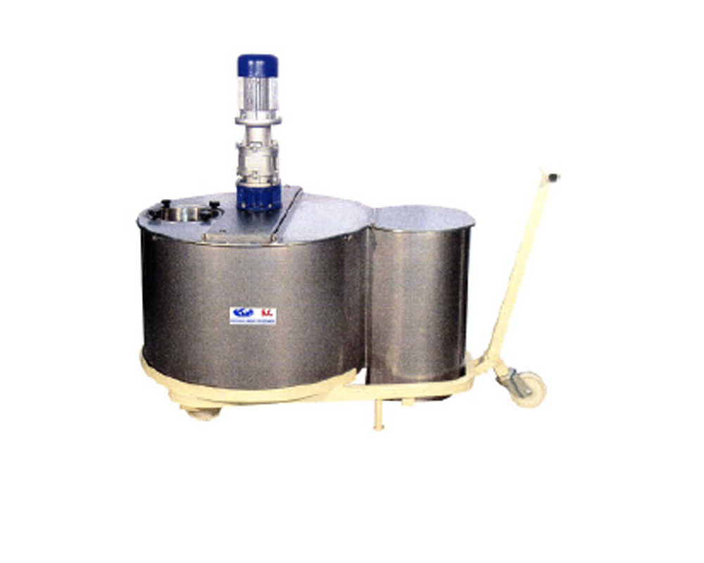 mastello in acciaio inox