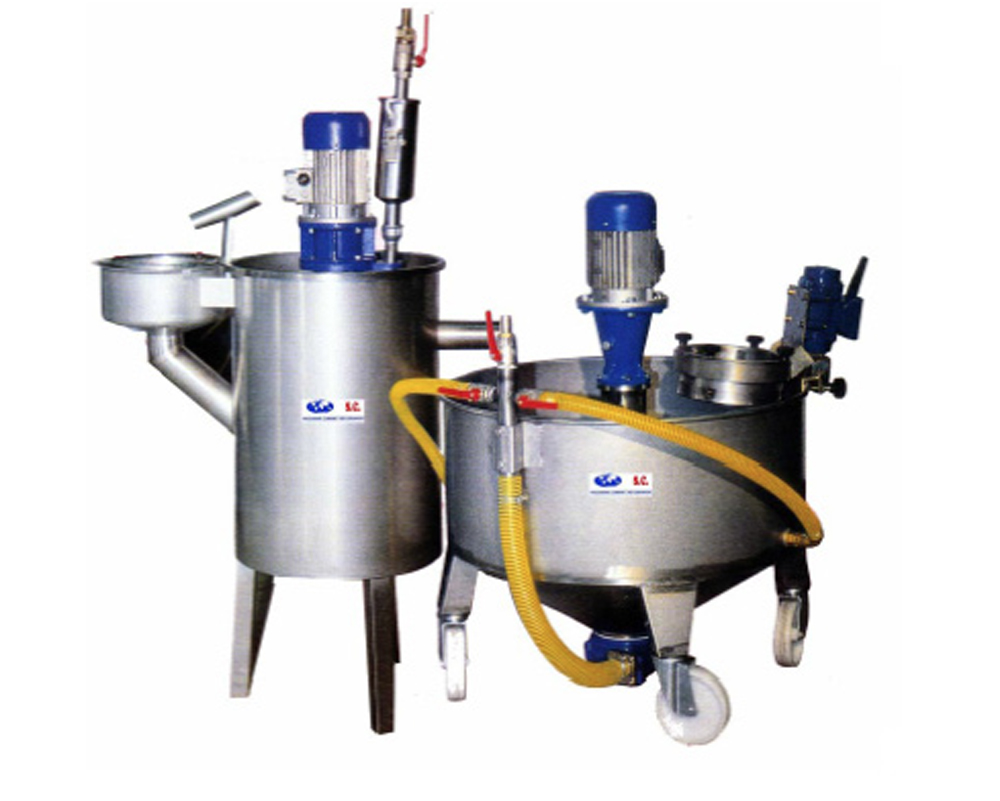 mastello in acciaio inox