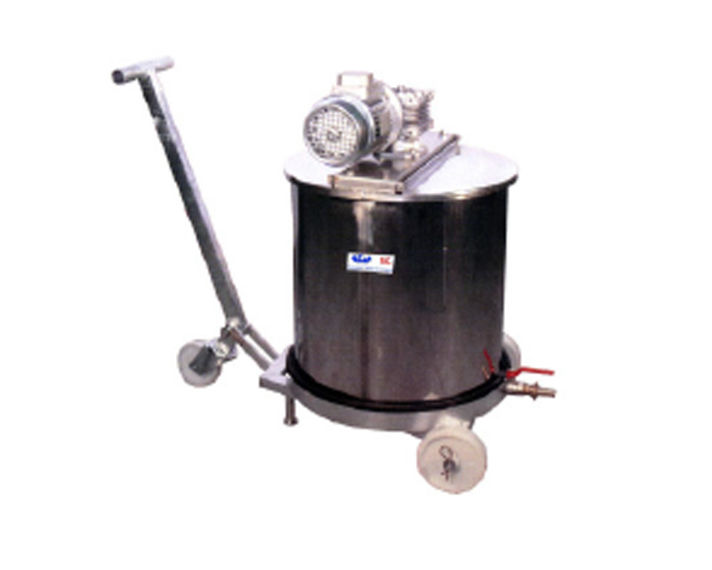 mastello in acciaio inox