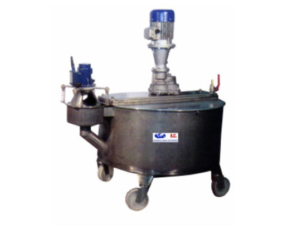 mastello in acciaio inox