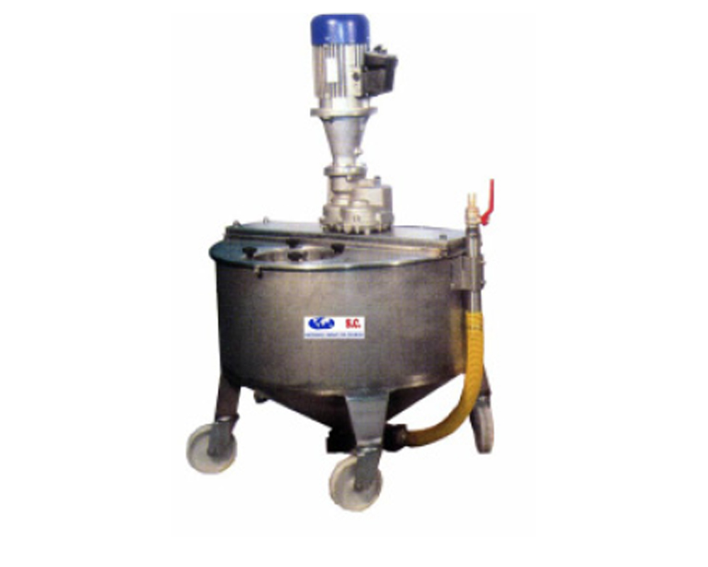 mastello in acciaio inox