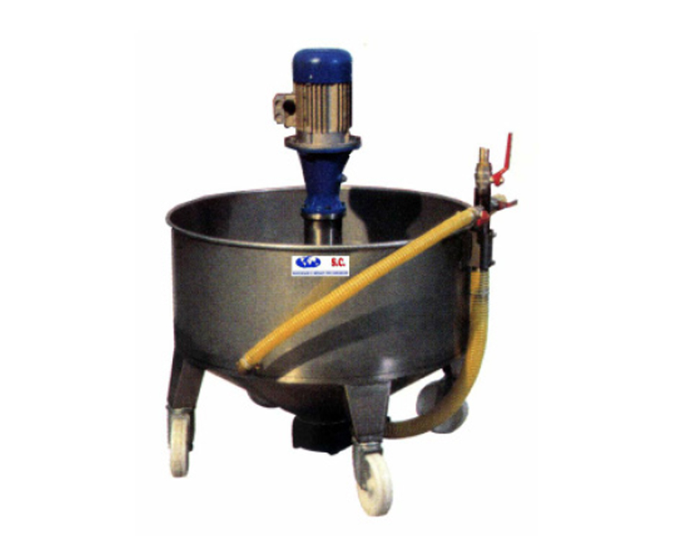 mastello in acciaio inox
